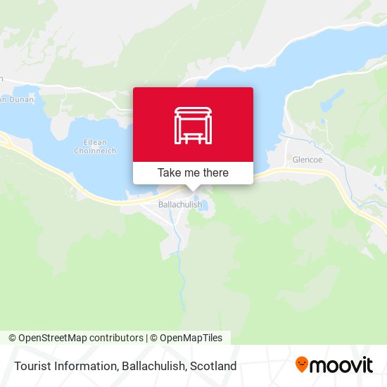 Tourist Information, Ballachulish map