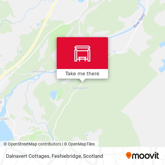 Dalnavert Cottages, Feshiebridge map