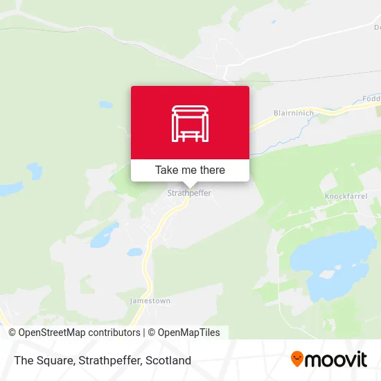 The Square, Strathpeffer map