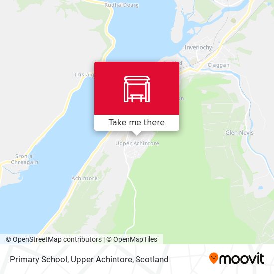 Primary School, Upper Achintore map
