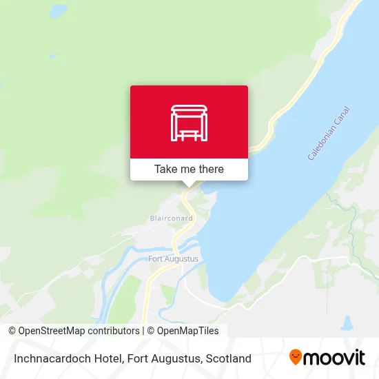 Inchnacardoch Hotel, Fort Augustus map