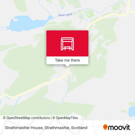 Strathmashie House, Strathmashie map