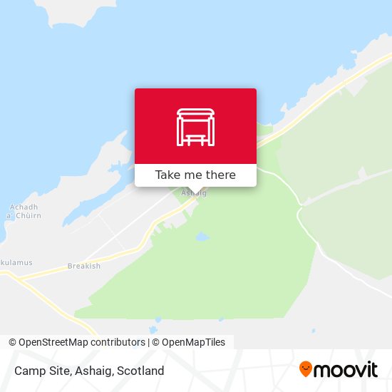 Camp Site, Ashaig map