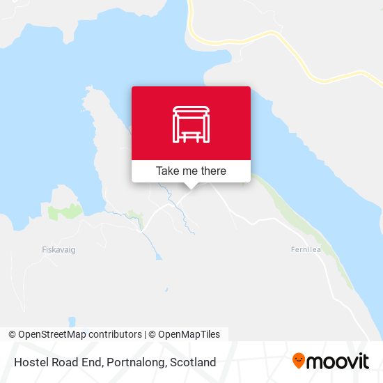 Hostel Road End, Portnalong map