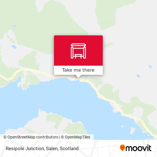 Resipole Junction, Salen map