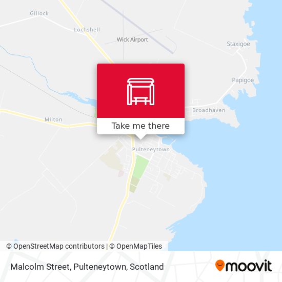 Malcolm Street, Pulteneytown map