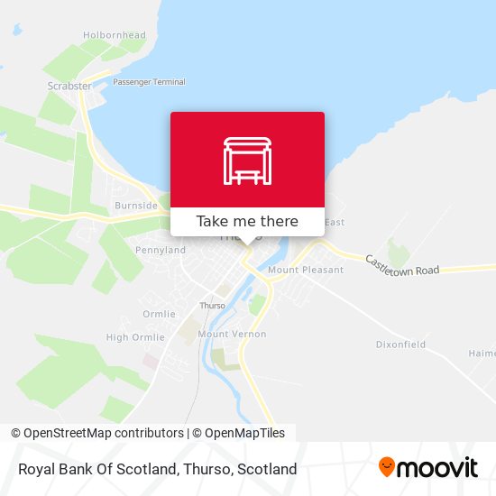 Royal Bank Of Scotland, Thurso map