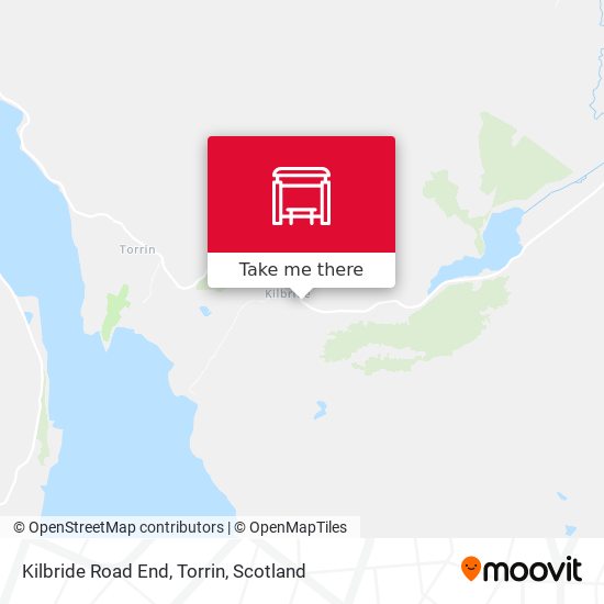 Kilbride Road End, Torrin map