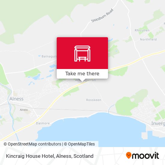 Kincraig House Hotel, Alness map