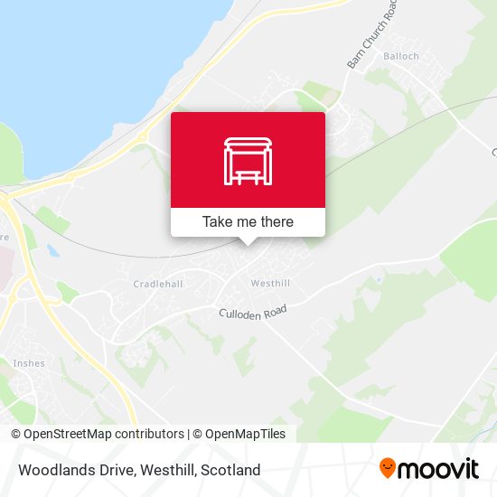 Woodlands Drive, Westhill map