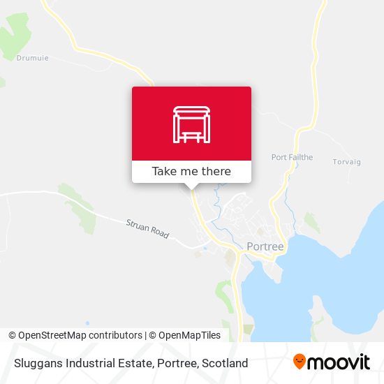 Sluggans Industrial Estate, Portree map