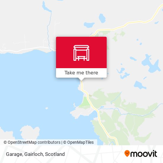 Garage, Gairloch map