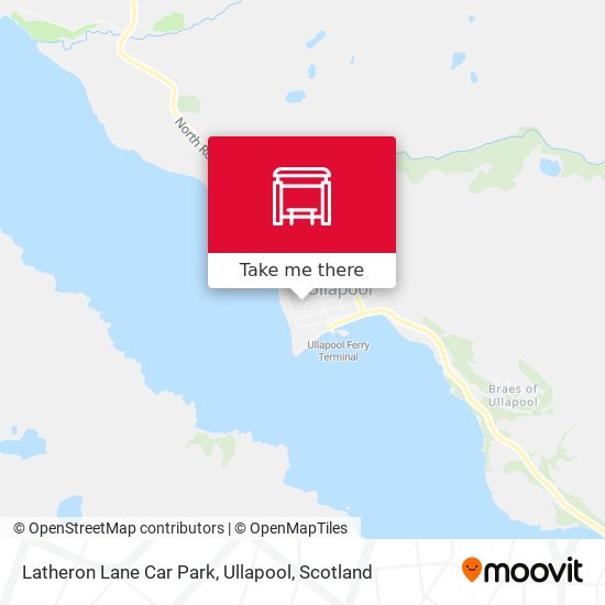 Latheron Lane Car Park, Ullapool map