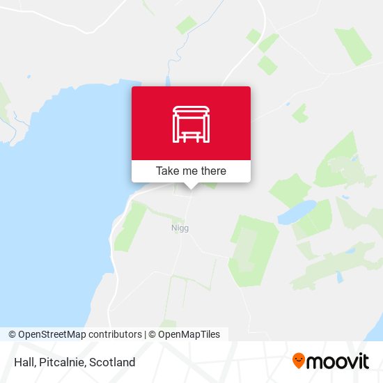 Hall, Pitcalnie map