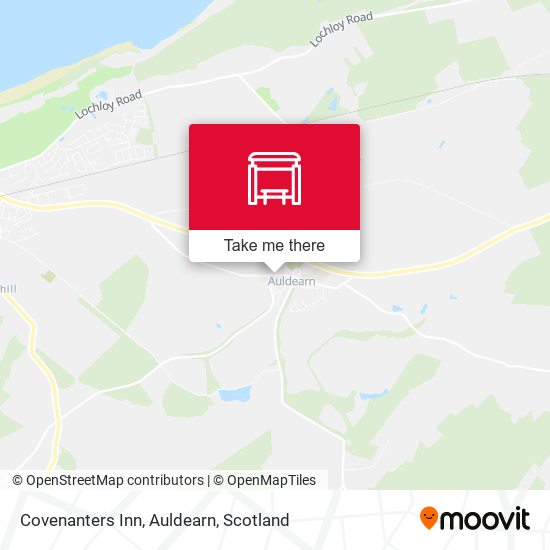 Covenanters Inn, Auldearn map