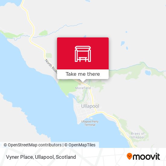 Vyner Place, Ullapool map