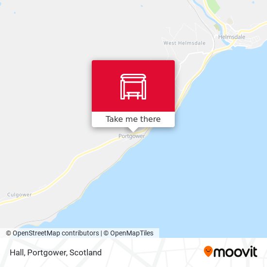 Hall, Portgower map
