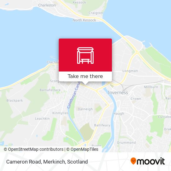 Cameron Road, Merkinch map