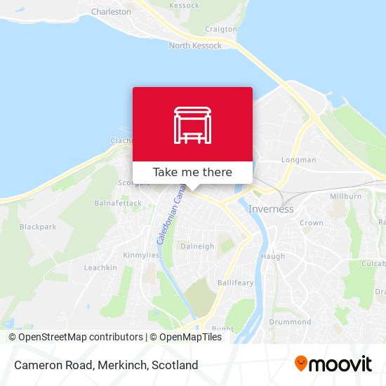 Cameron Road, Merkinch map