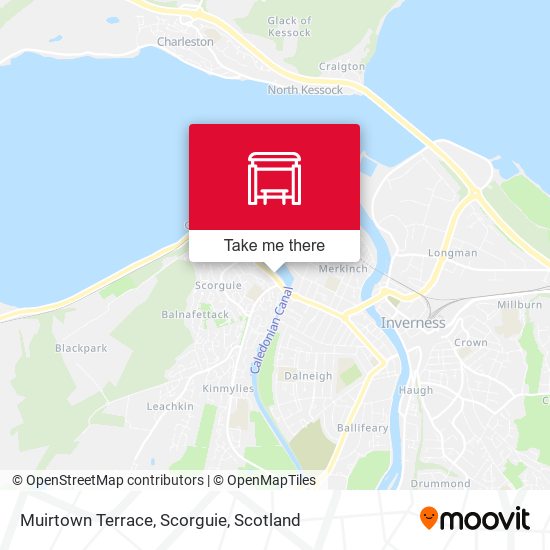 Muirtown Terrace, Scorguie map