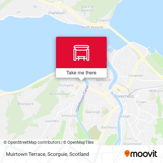 Muirtown Terrace, Scorguie map