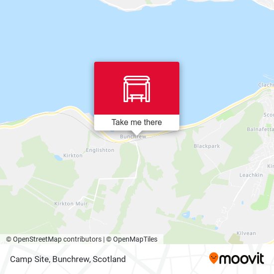 Camp Site, Bunchrew map