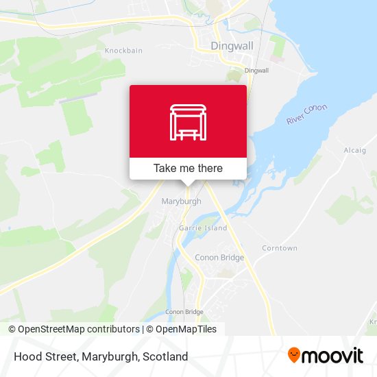 Hood Street, Maryburgh map