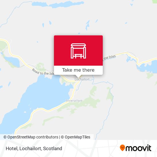 Hotel, Lochailort map