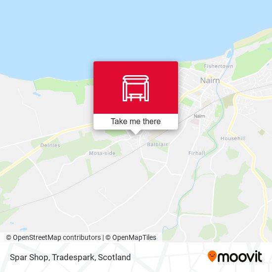 Spar Shop, Tradespark map