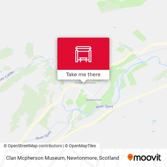 Clan Mcpherson Museum, Newtonmore map