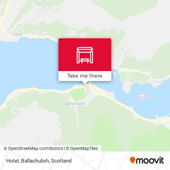 Hotel, Ballachulish map