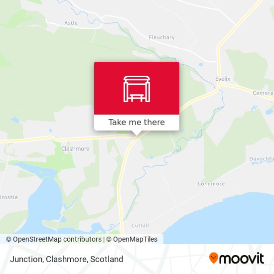 Junction, Clashmore map
