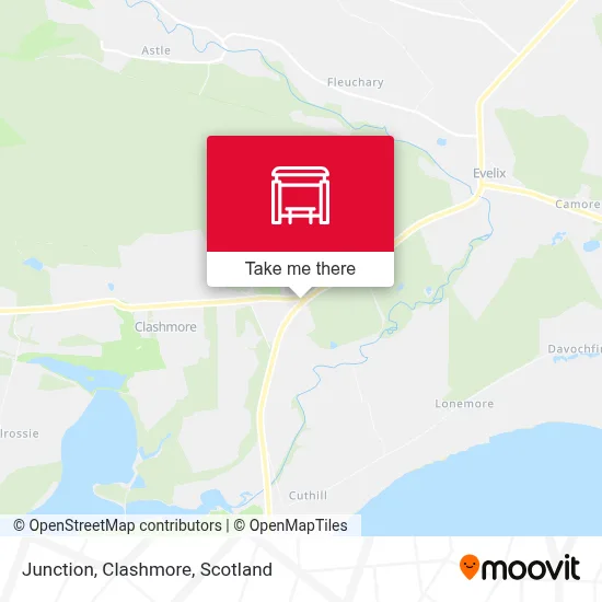 Junction, Clashmore map