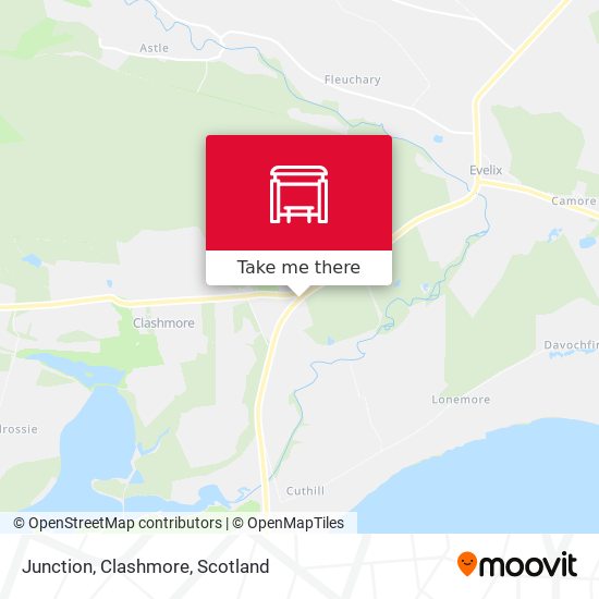 Junction, Clashmore map