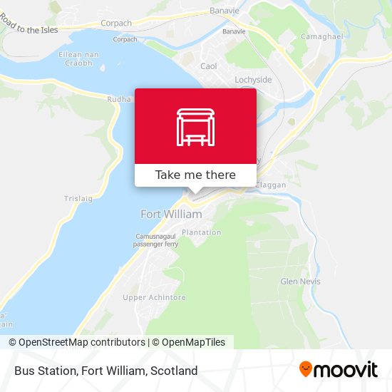 Bus Station, Fort William map