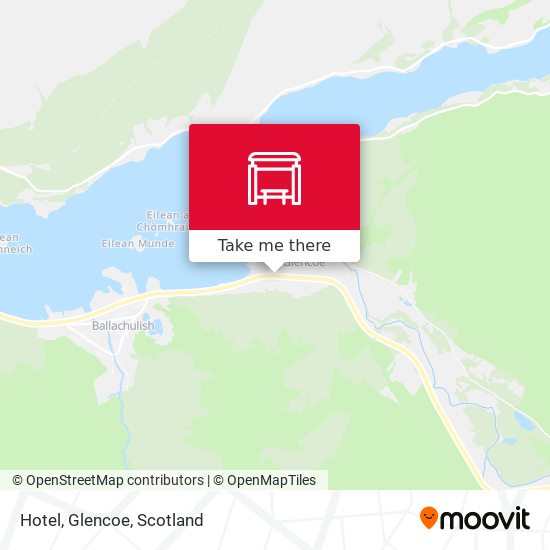 Hotel, Glencoe map