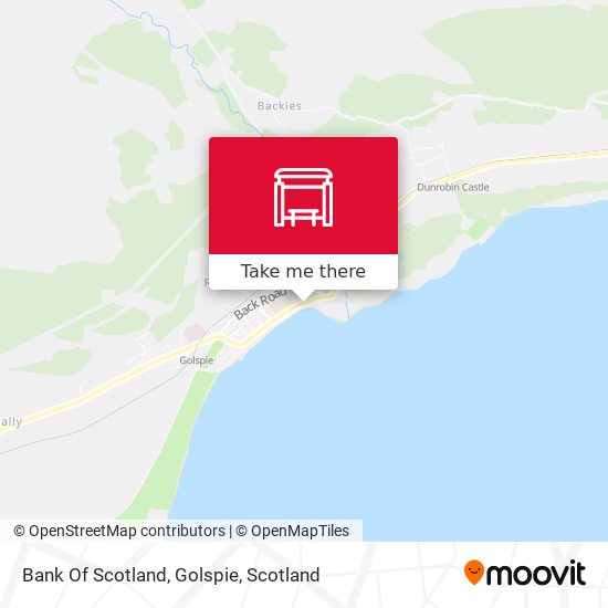 Bank Of Scotland, Golspie map