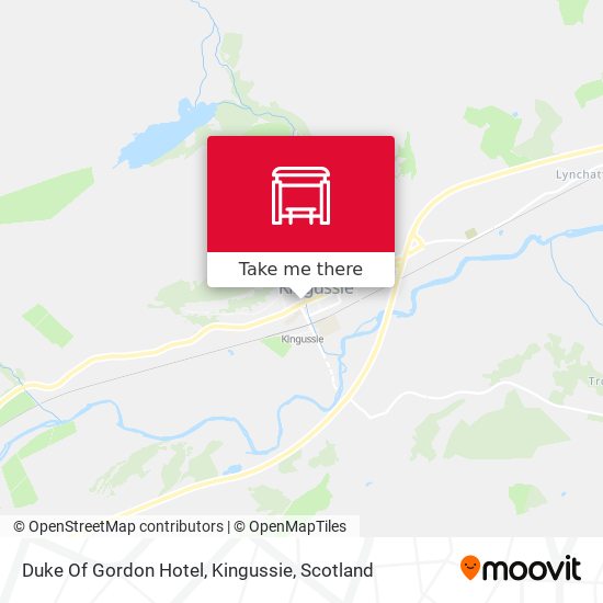Duke Of Gordon Hotel, Kingussie map