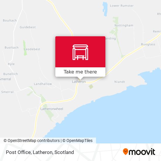 Post Office, Latheron map