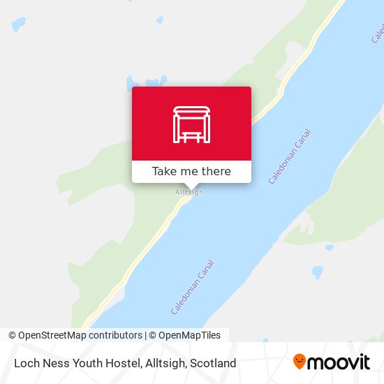 Loch Ness Youth Hostel, Alltsigh map