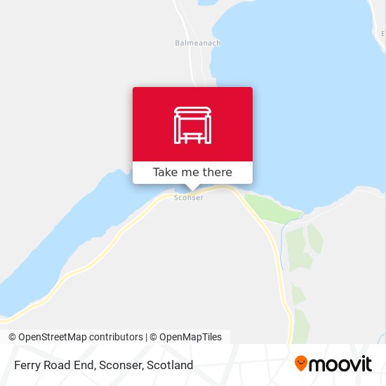 Ferry Road End, Sconser map