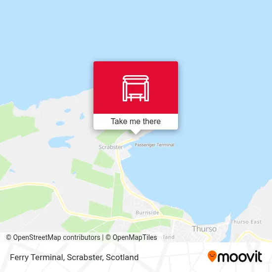 Ferry Terminal, Scrabster map