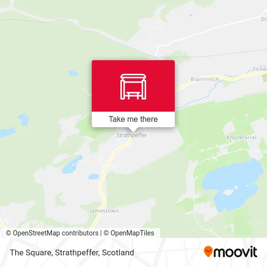The Square, Strathpeffer map