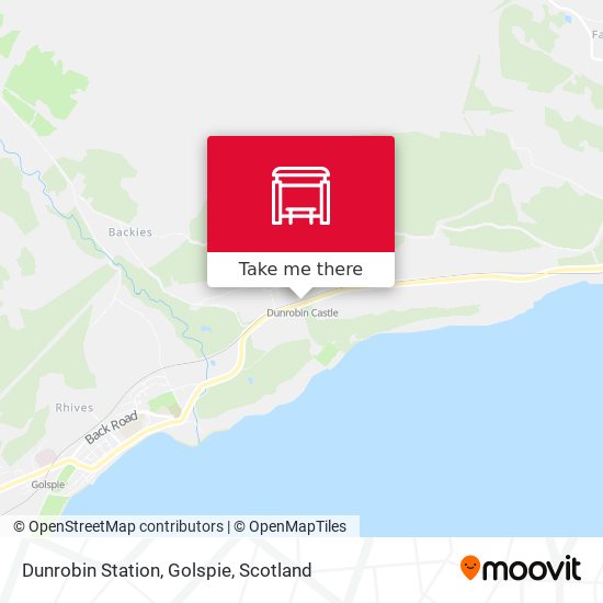 Dunrobin Station, Golspie map