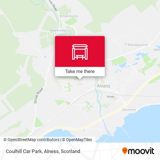 Coulhill Car Park, Alness map