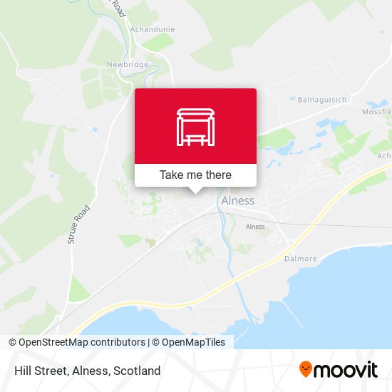 Hill Street, Alness map