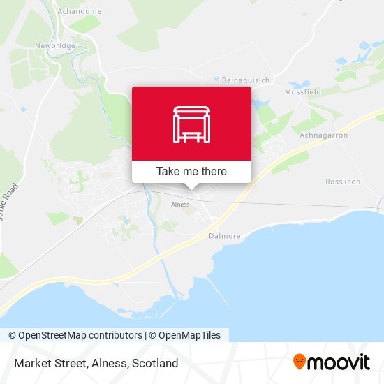 Market Street, Alness map