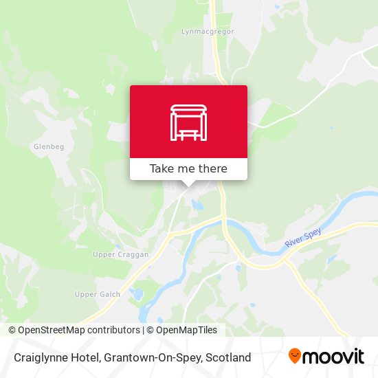 Craiglynne Hotel, Grantown-On-Spey map