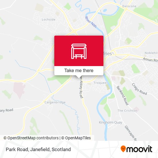 Park Road, Janefield map