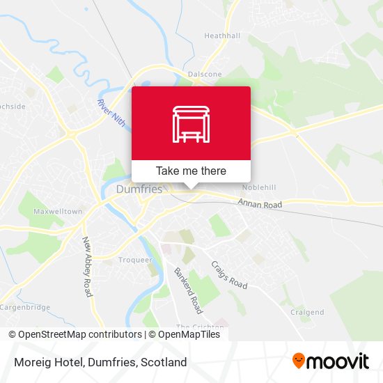 Moreig Hotel, Dumfries map